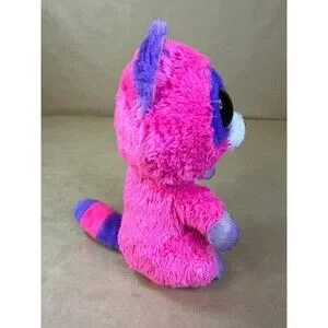 Ty | Toys | Ty Beanie Boos Roxie The Raccoon Pink Purple Glitter Eyes ...